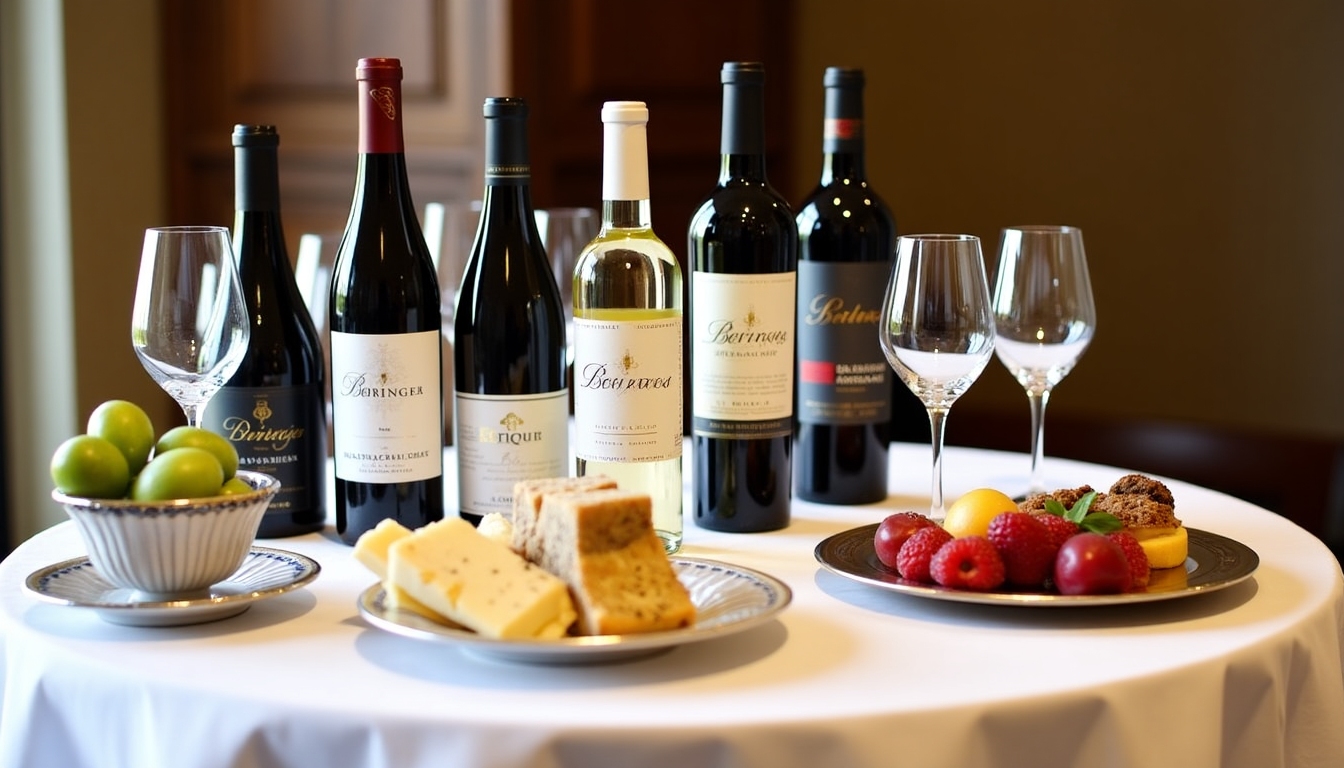 Wine tasting at Beringer's tasting room