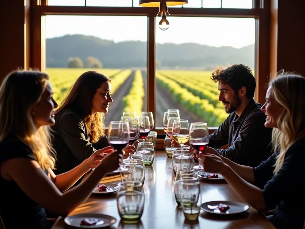 Wine tasting experience in California