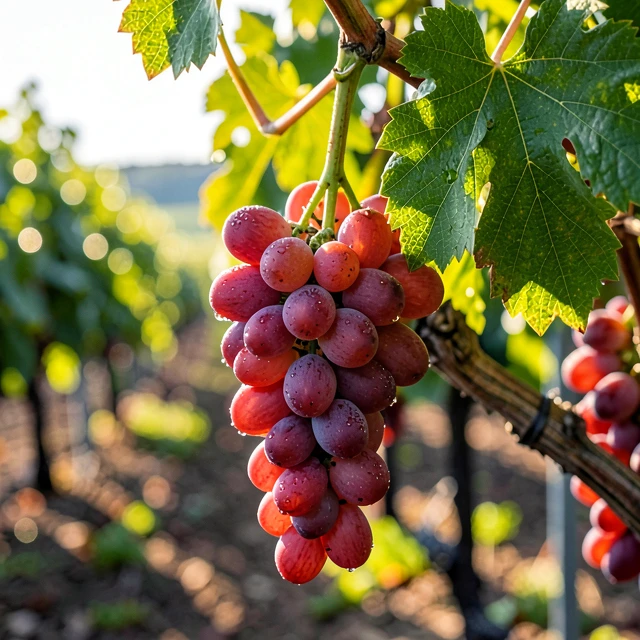 Close up of ripe grapes at Jackson Family Wines vineyard