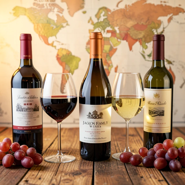 Collection of wine bottles for beginners exploring wine brands