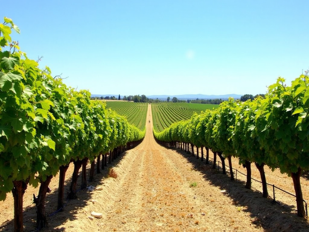 Jackson Family Wines vineyard under a clear sky