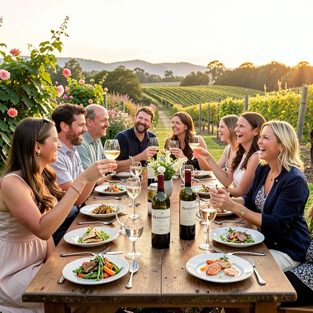 Farm-to-table dinner experience in the gardens at Kendall-Jackson Wine Estate