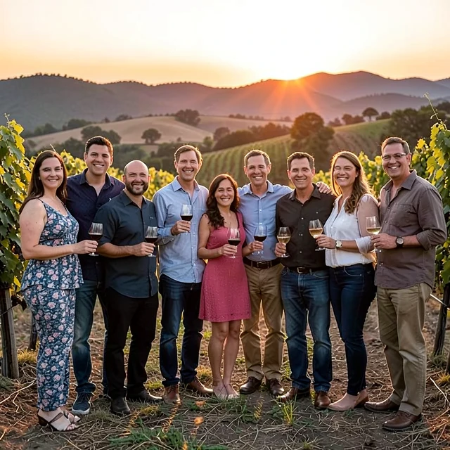 Jackson Family Wines team in the vineyard