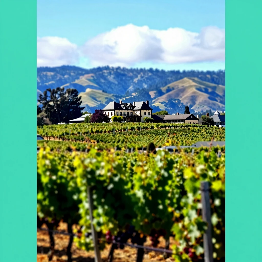 Beringer Vineyards estate and vineyards in Napa Valley