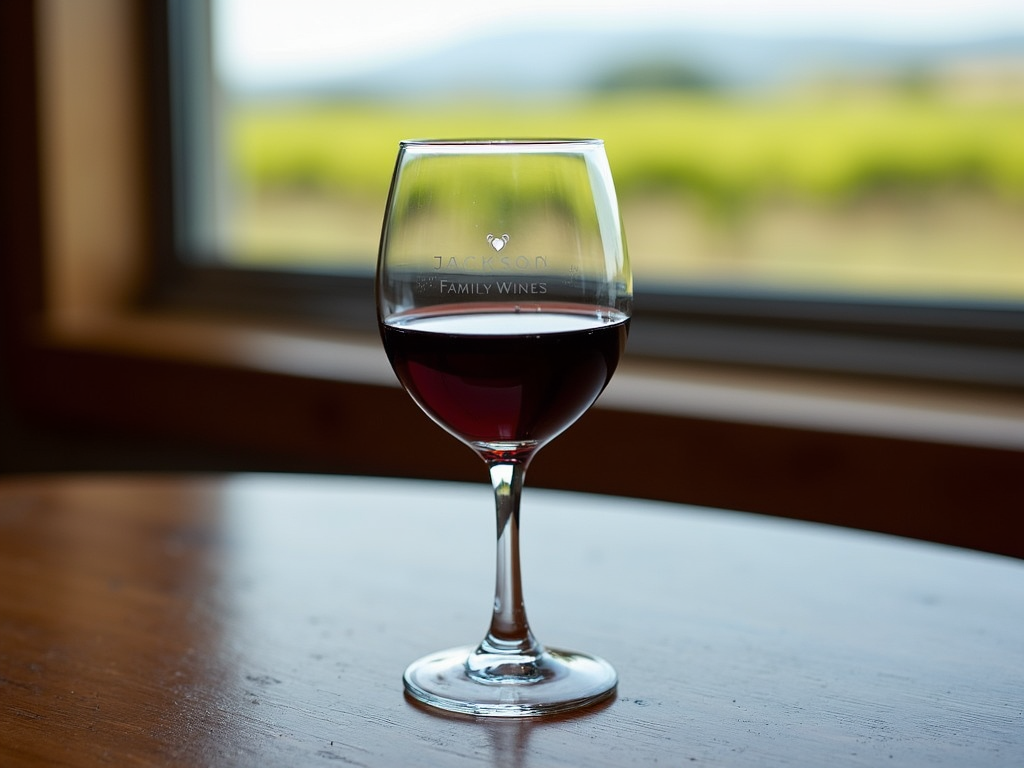 Glass of Jackson Family Wines Cabernet Sauvignon