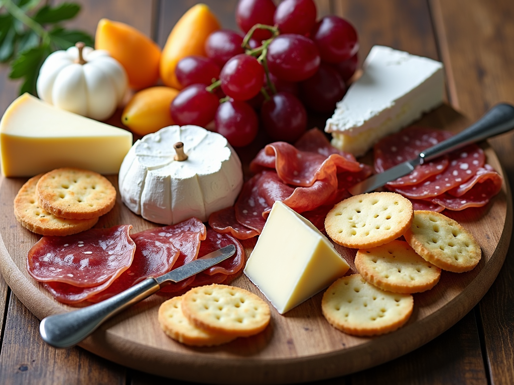 A charcuterie board perfect for pairing with wines.