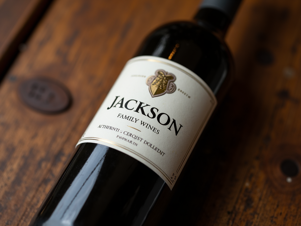 Bottle of Jackson Family Wines