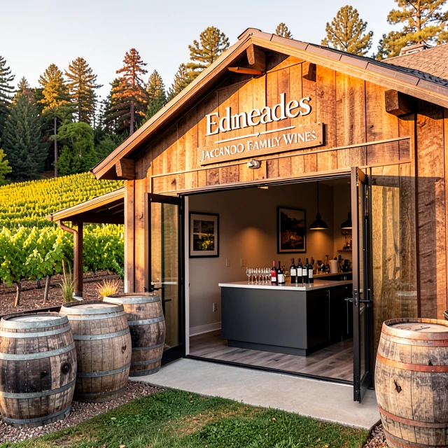 Edmeades winery tasting room operated by Jackson Family Wines in Mendocino