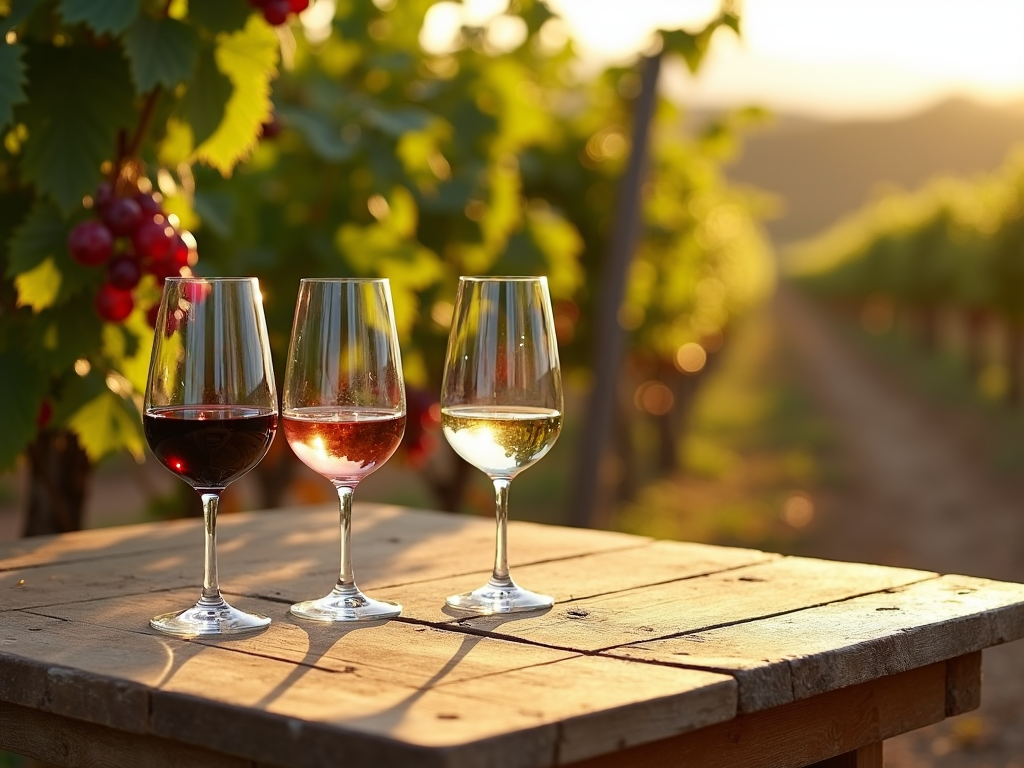 AI-generated image of a wine-tasting scene at Jackson Family Wines vineyard
