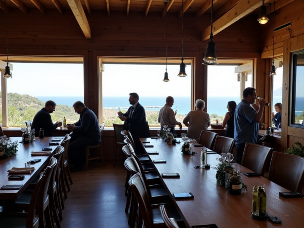Tasting room at Flowers Vineyard & Winery on the Sonoma Coast