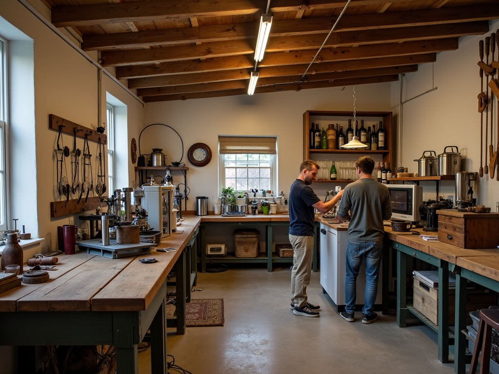 A family winemaker using new tech in an old winery, merging past and present.