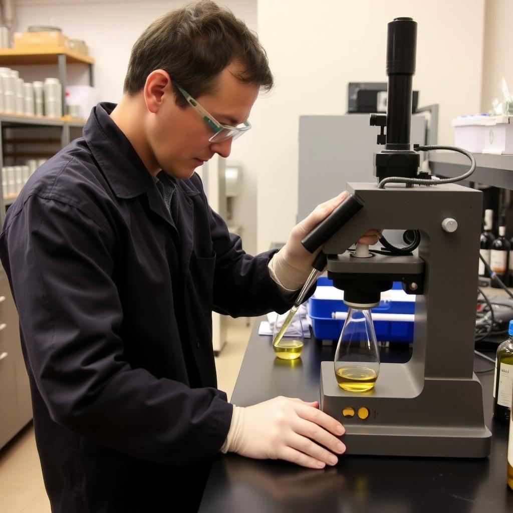 Laboratory analysis at Jackson Family Wines
