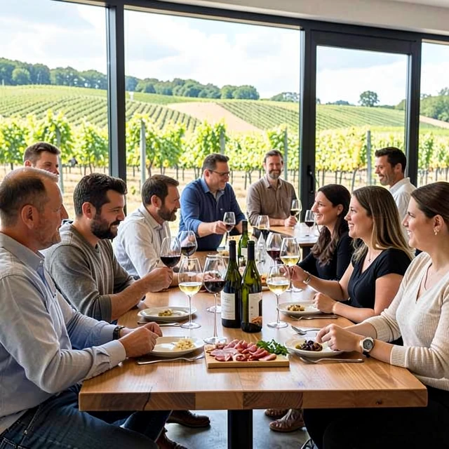 Modern wine tasting experience