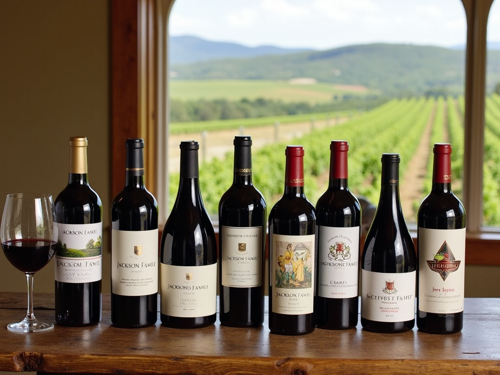Selection of Jackson Family Wines