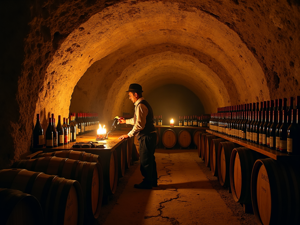 Historical wine cellar