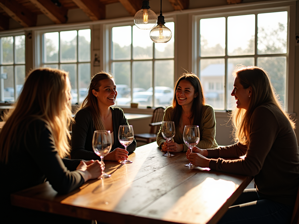 Wine tasting scene at Stonestreet Estate Vineyards