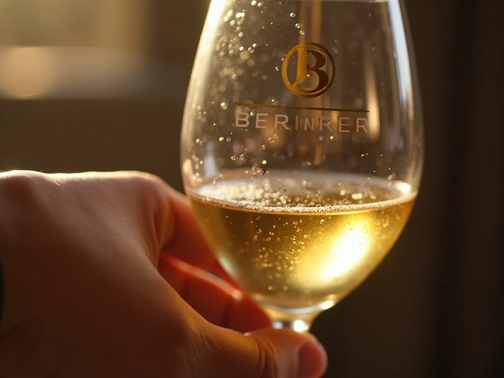 Swirling Beringer Chardonnay