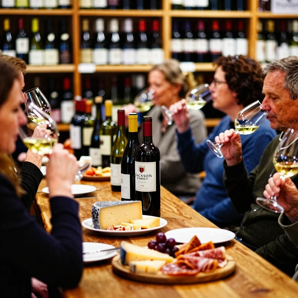 Wine tasting of Jackson Family Wines at O'Briens