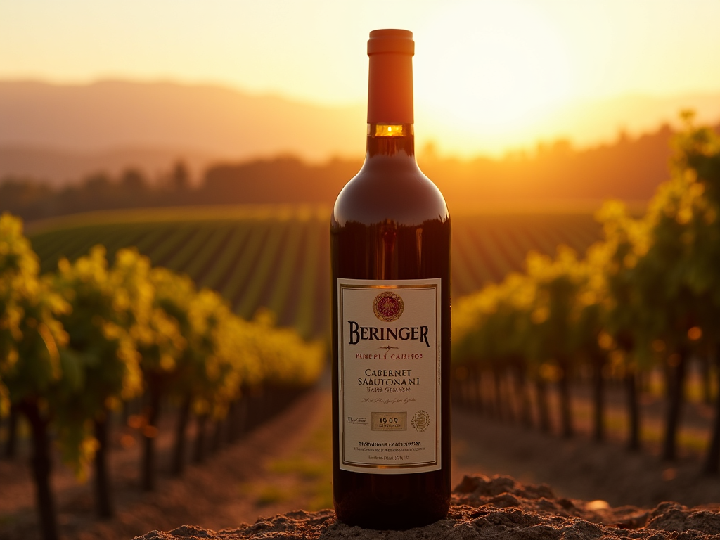 Beringer Cabernet Sauvignon in vineyard
