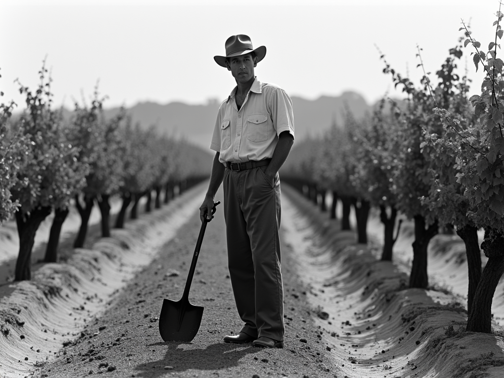 Jess Jackson in his first vineyard