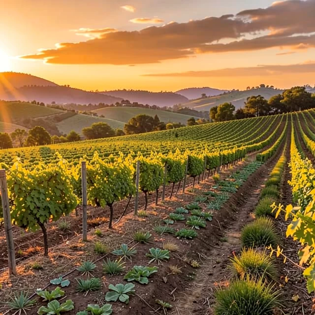 Sustainable vineyard landscape from Jackson Family Wines