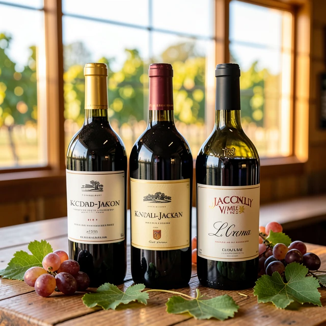 Jackson Family Wines bottles showcasing sustainable winemaking excellence