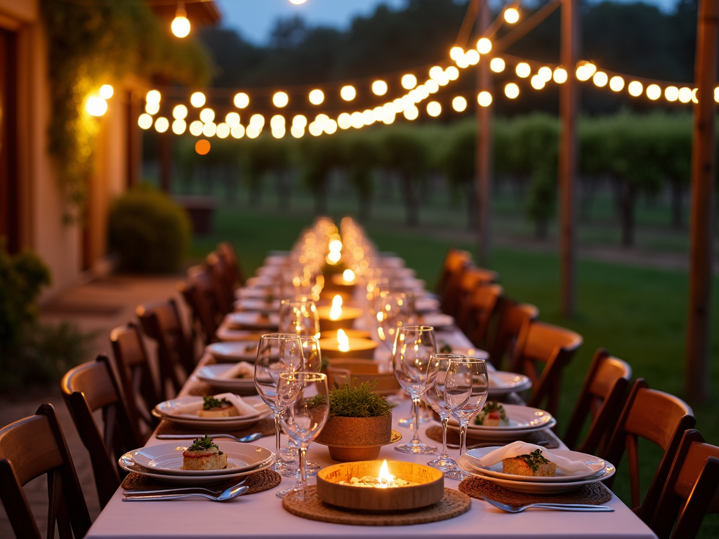 Dinner at Kendall-Jackson estate