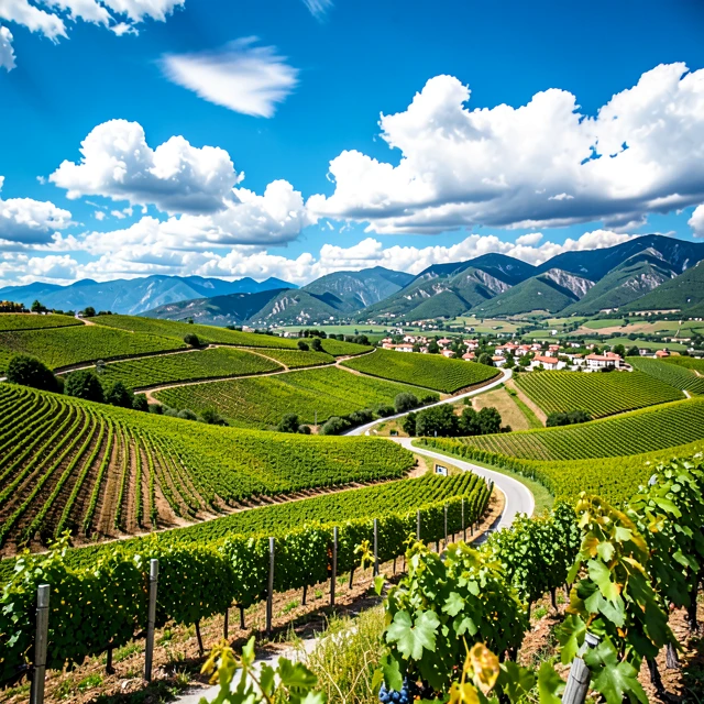 Stunning global wine region landscape ideal for budget-conscious travelers
