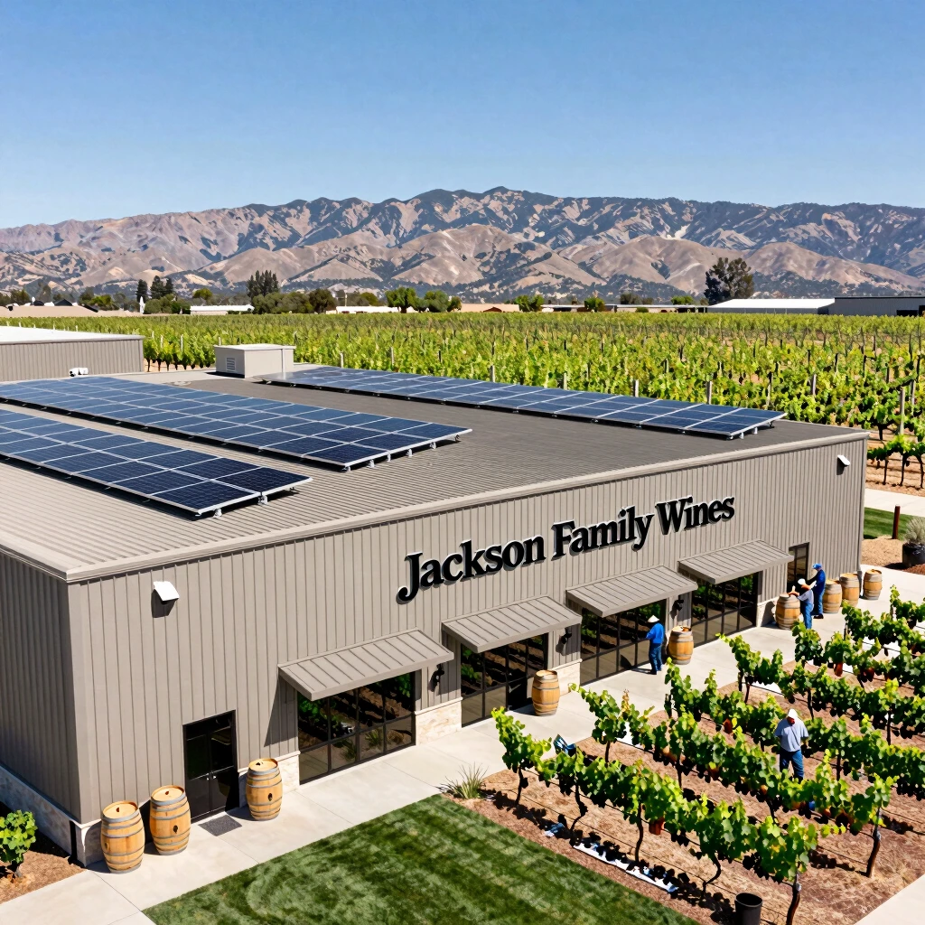 Sustainable winery operations at Jackson Family Wines