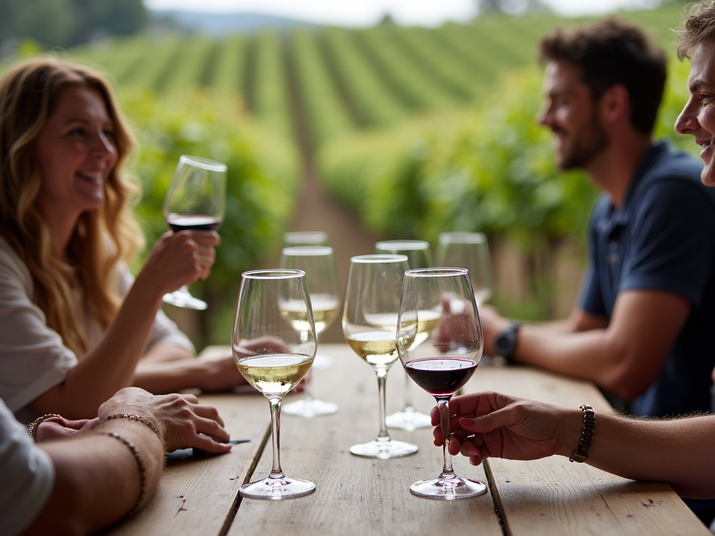 Wine tasting at Beringer estate