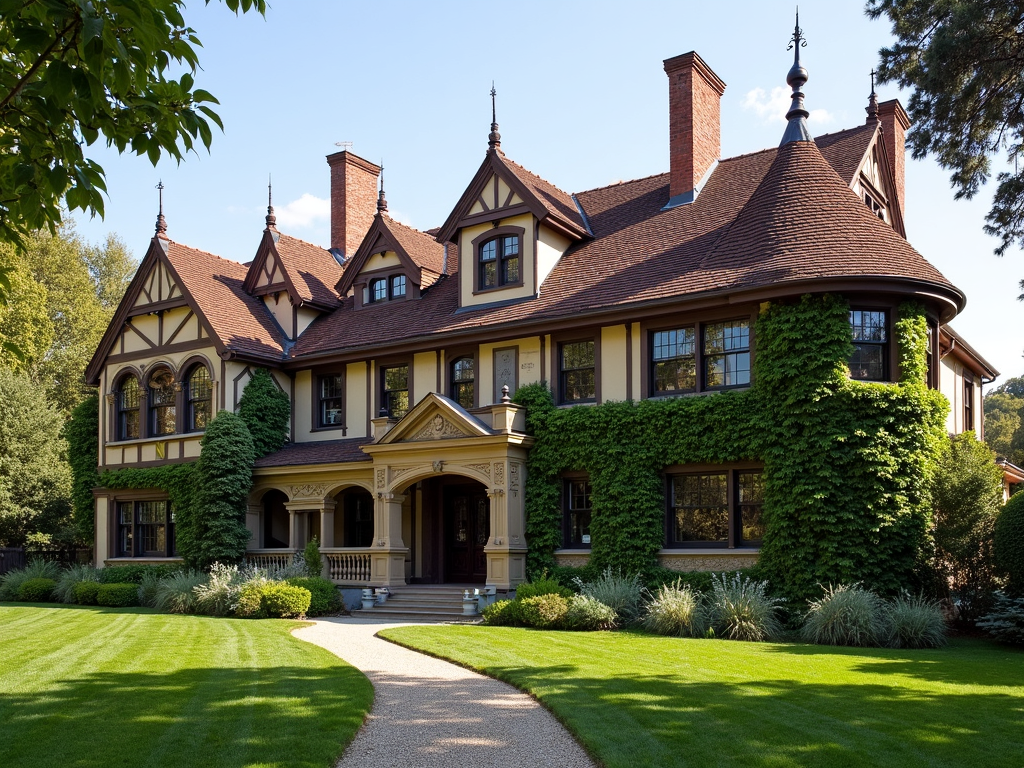 The iconic Rhine House at Beringer Vineyards