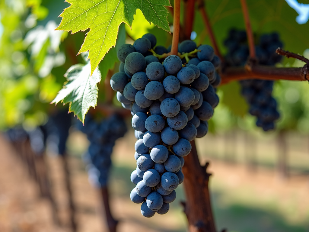 Cabernet Sauvignon grapes in Napa Valley