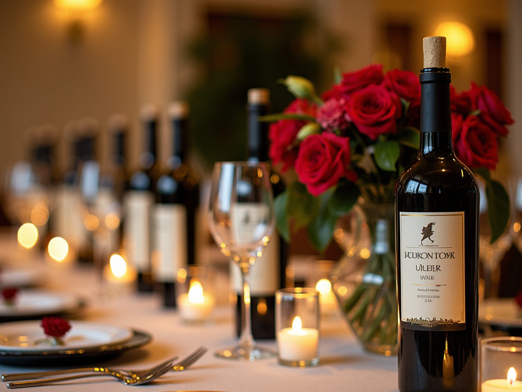 A beautifully set table with Jackson Family Wines.