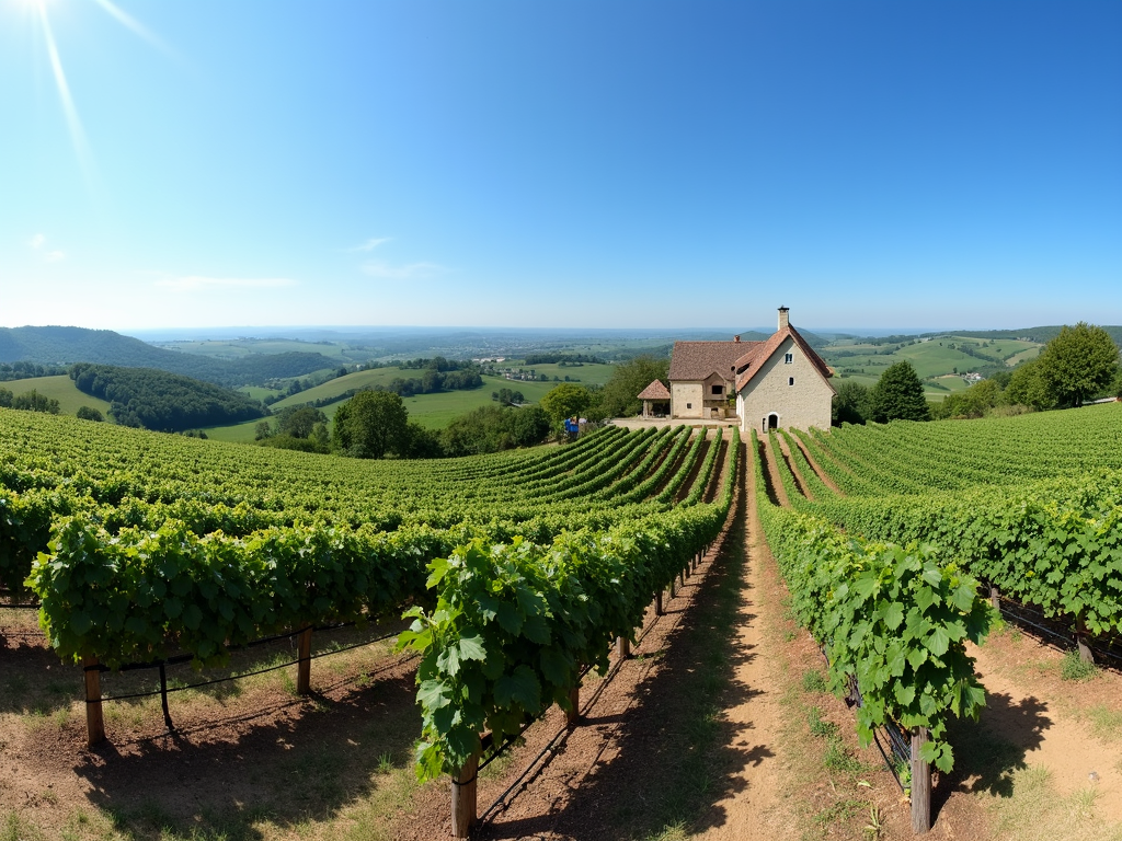 Vineyard in Burgundy, France, showcasing the unique terroir of the region.