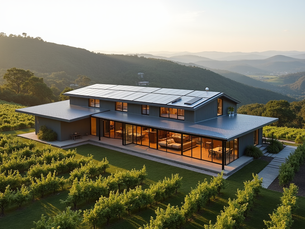 Eco-friendly winery with sustainable features