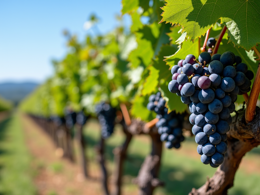 Beringer Grapevines Ready for Harvest