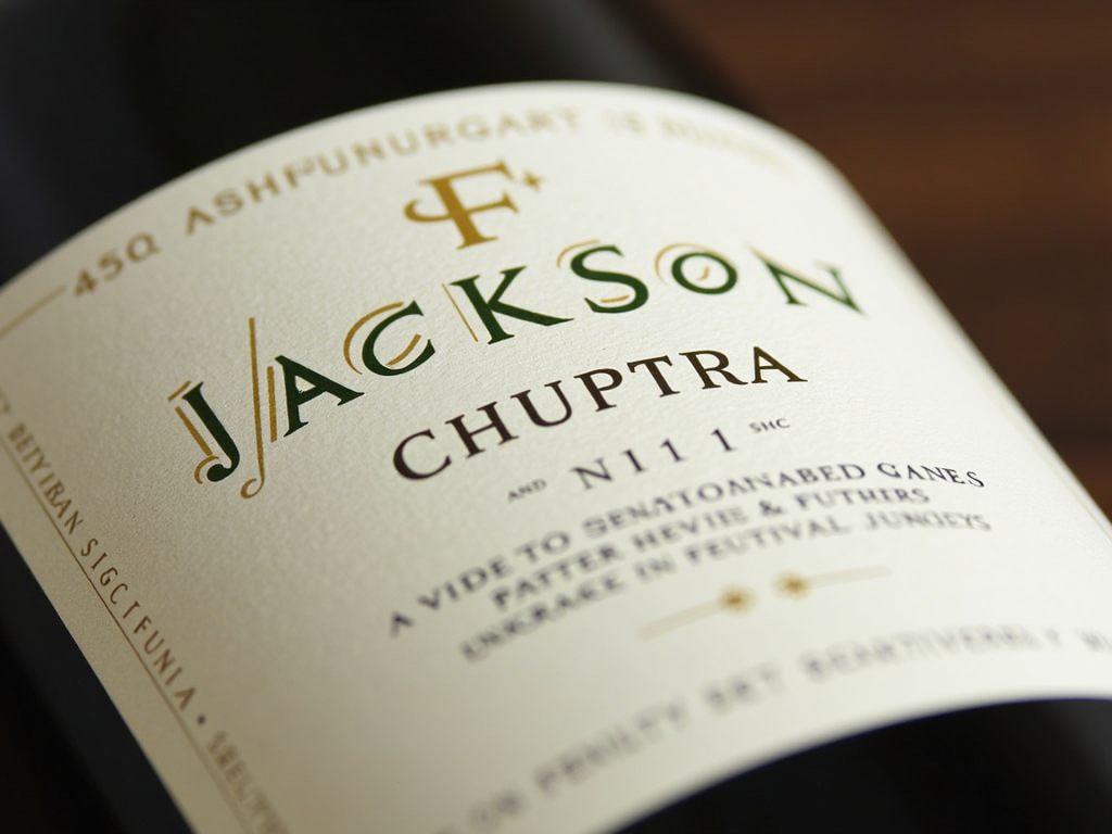 Sustainable and stylish wine label from Jackson Family Wines.