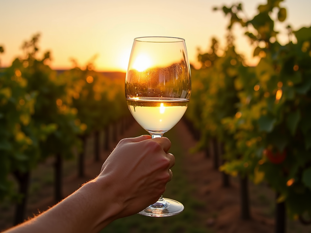 Chardonnay toast at sunset, honoring Jackson Family Wines’ history and legacy.