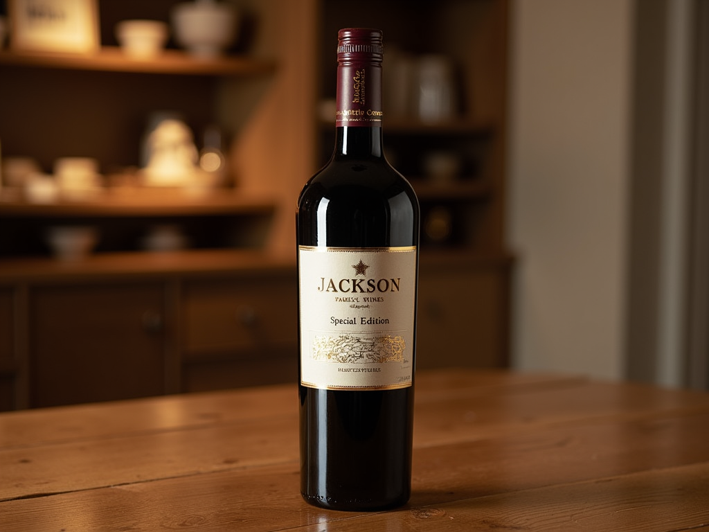 Special edition wine bottle