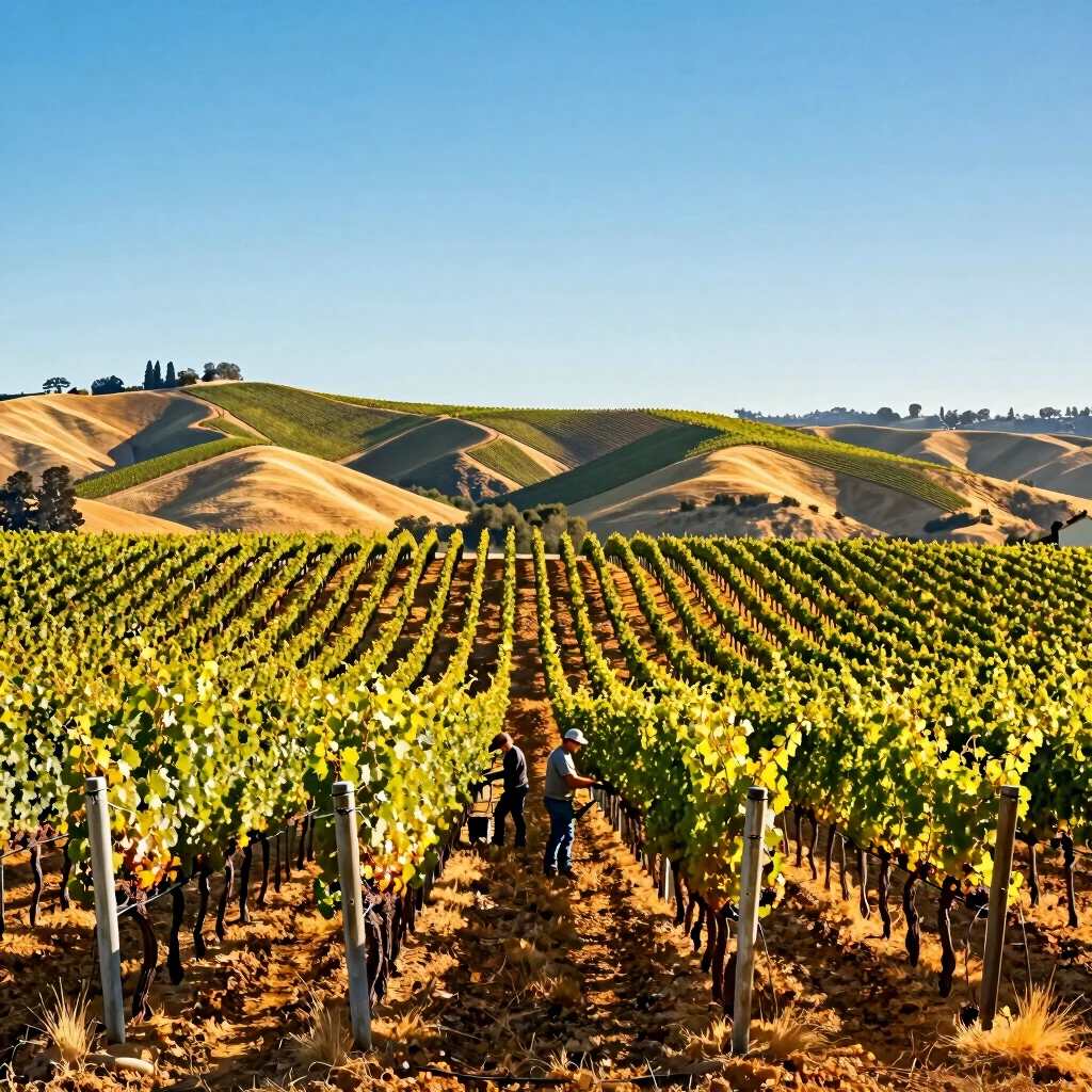 Scenic view of Jackson Family Wines vineyards in Sonoma County