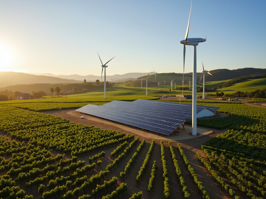 A Jackson Family Wines winery powered by renewable energy sources.
