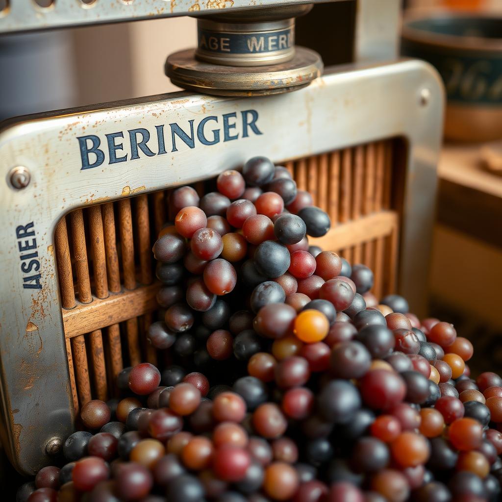 Beringer wine pressing equipment.
