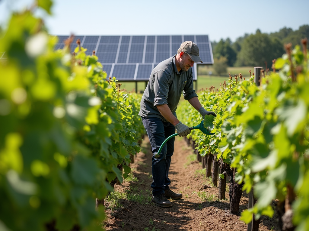Sustainable practices at Jackson Family Wines vineyard
