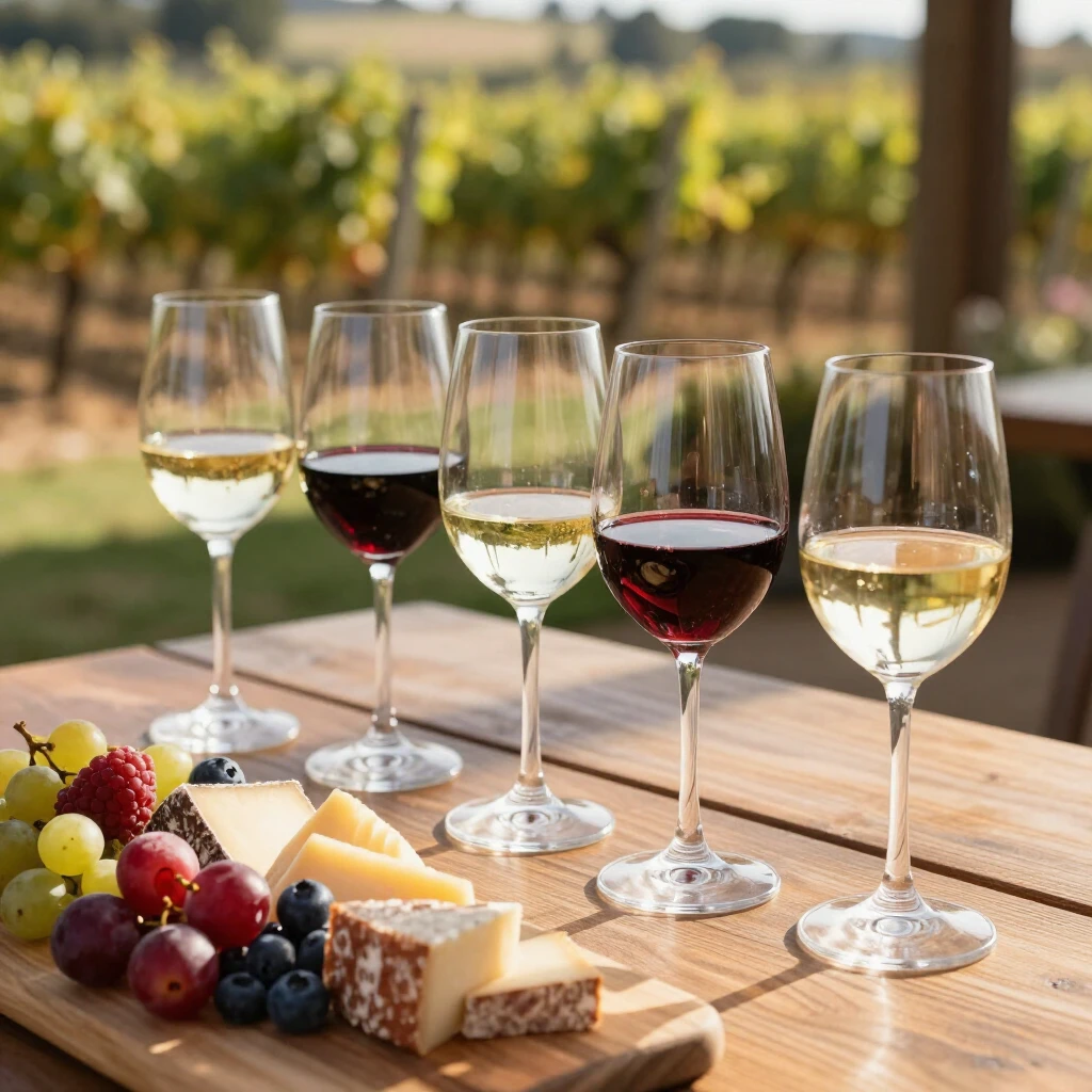 Wine tasting experience at Jackson Family Wines with charcuterie
