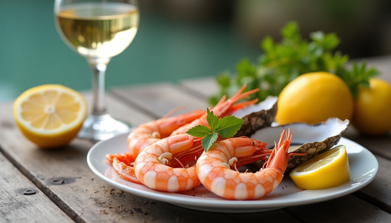 White wine and seafood pairing