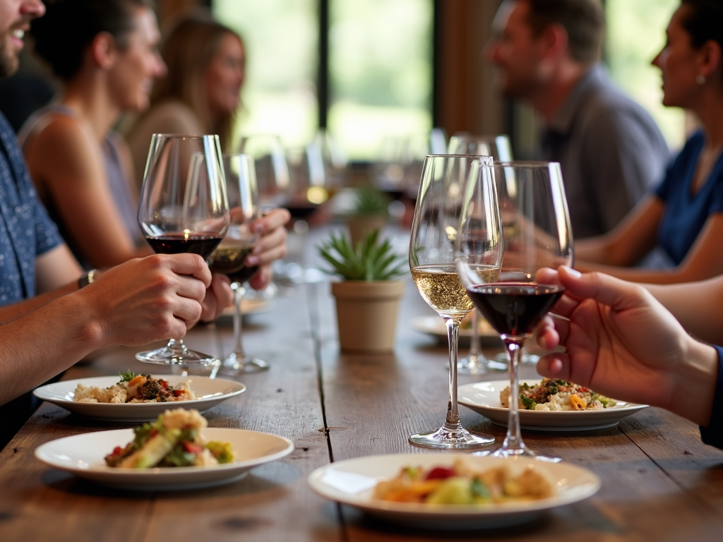 Wine tasting at Beringer Vineyards