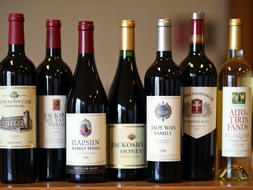 Jackson Family Wines bottles