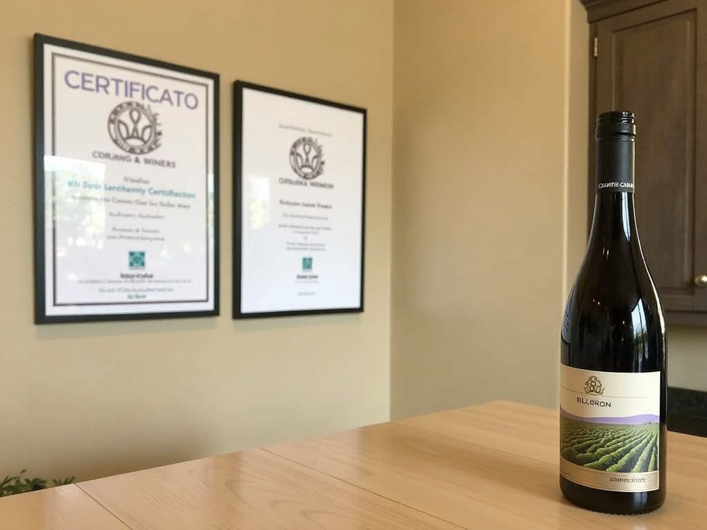 Sustainability certification for wineries