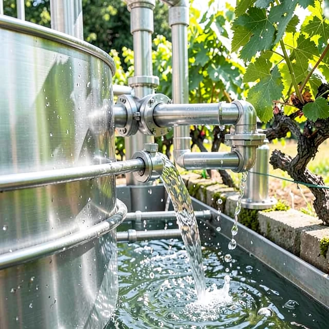 Winery wastewater treatment and recycling equipment in action