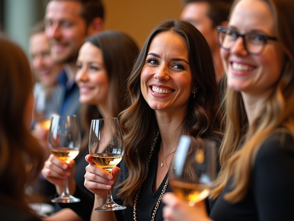 Wine tasting event with Beringer wines